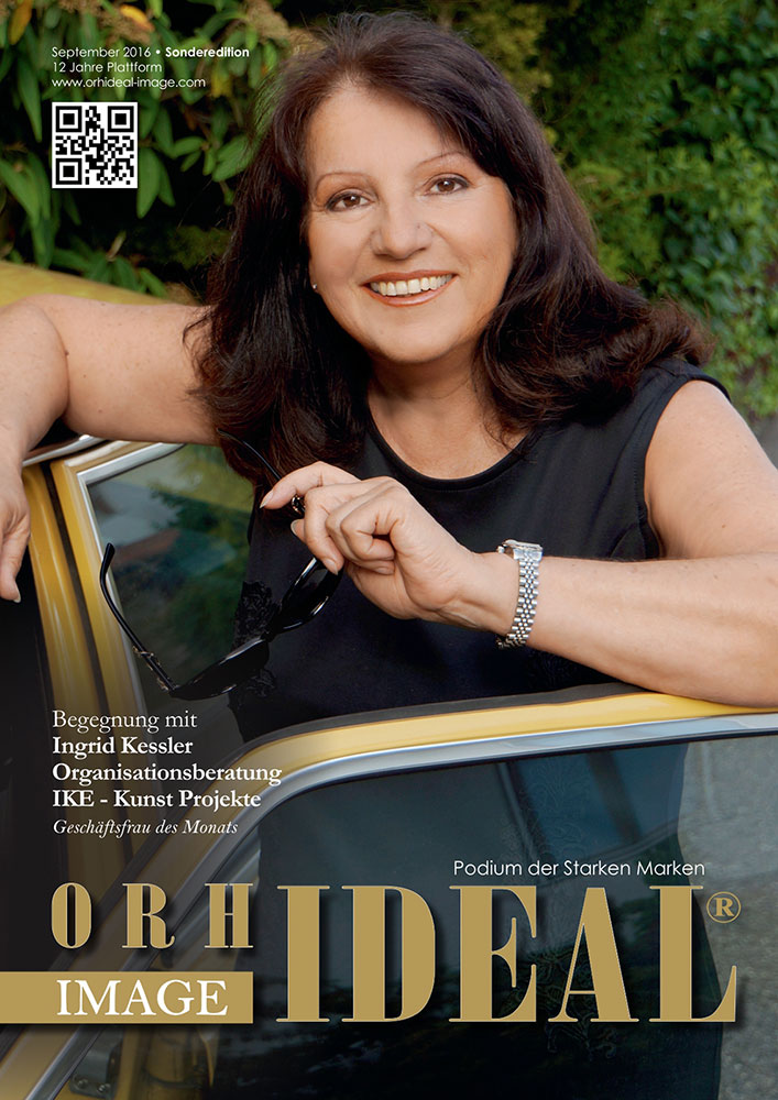 Cover der Titelstory Orhideal IMAGE-Magazin mit Ingrid Kessler